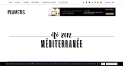 Desktop Screenshot of plumetismagazine.net